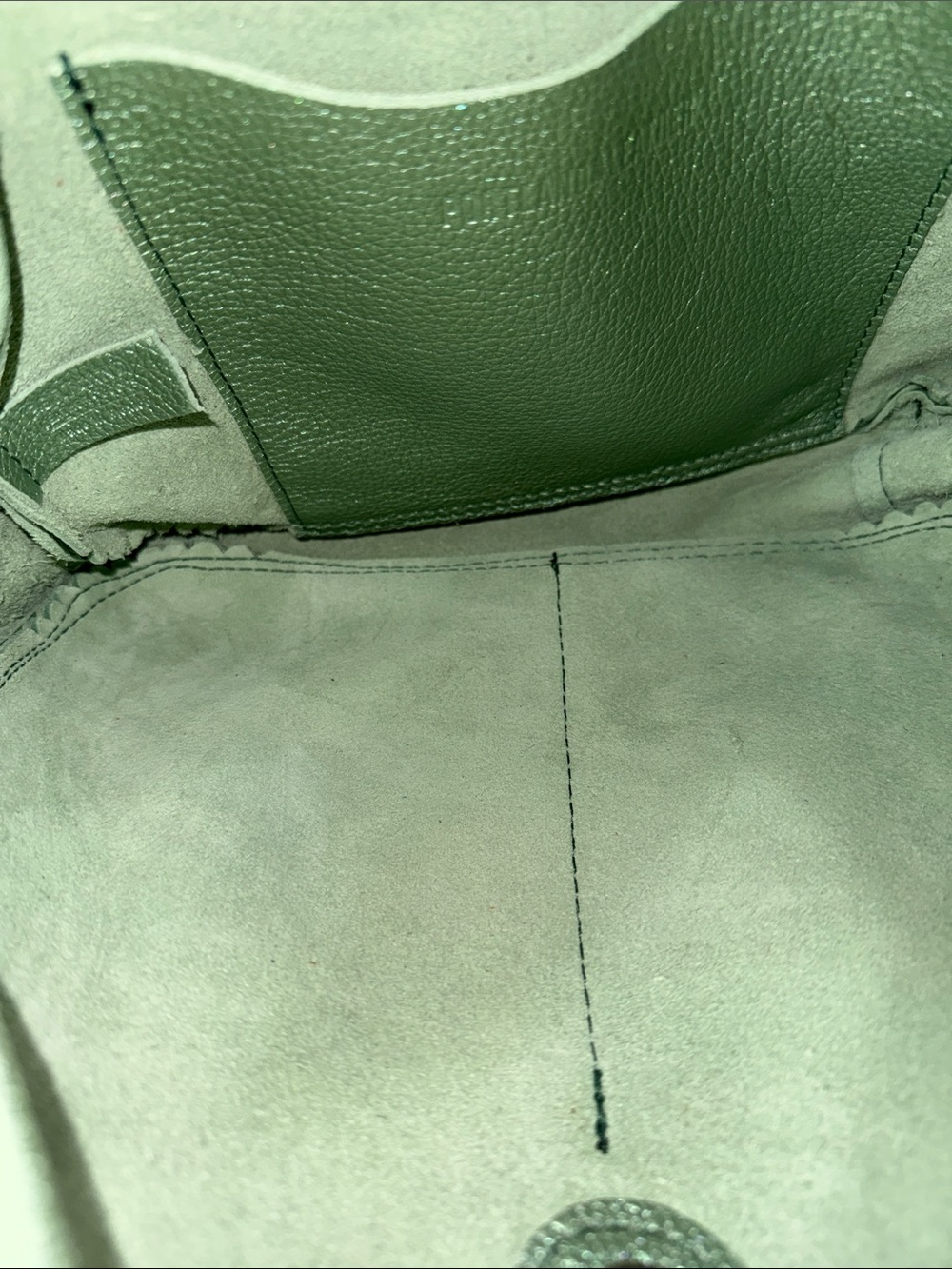 Portland Leather Beetle Madison Shoulder Bag Metallic - Picture 6 of 7